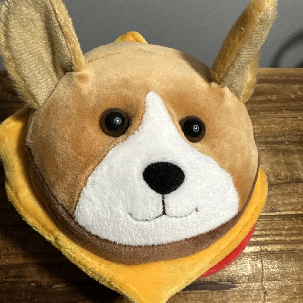 Stuffed‎ Plush Douglas Corgi BURGER HAMBURGER Foodie Dog